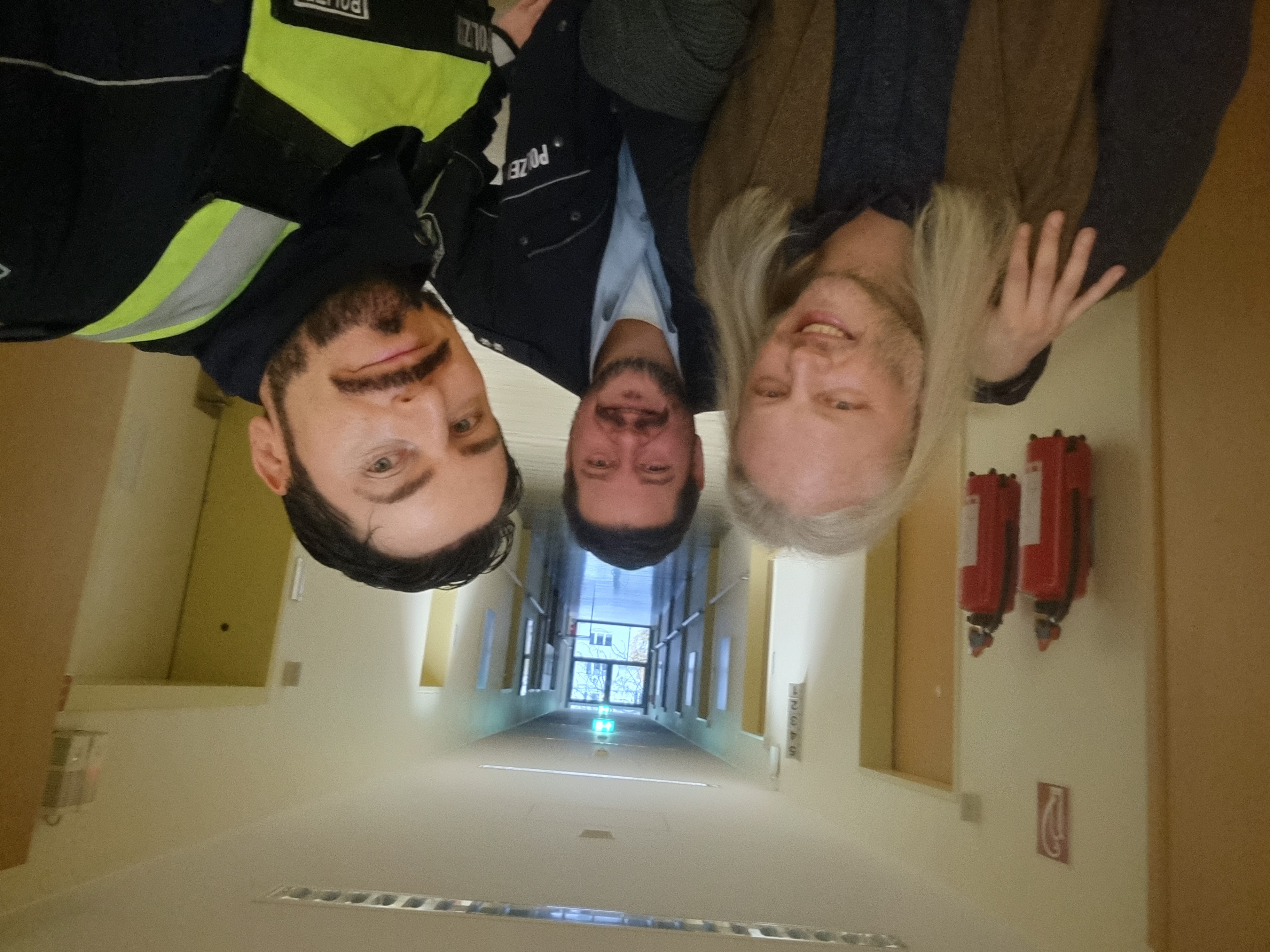 Am Set von Blauchlicht Report