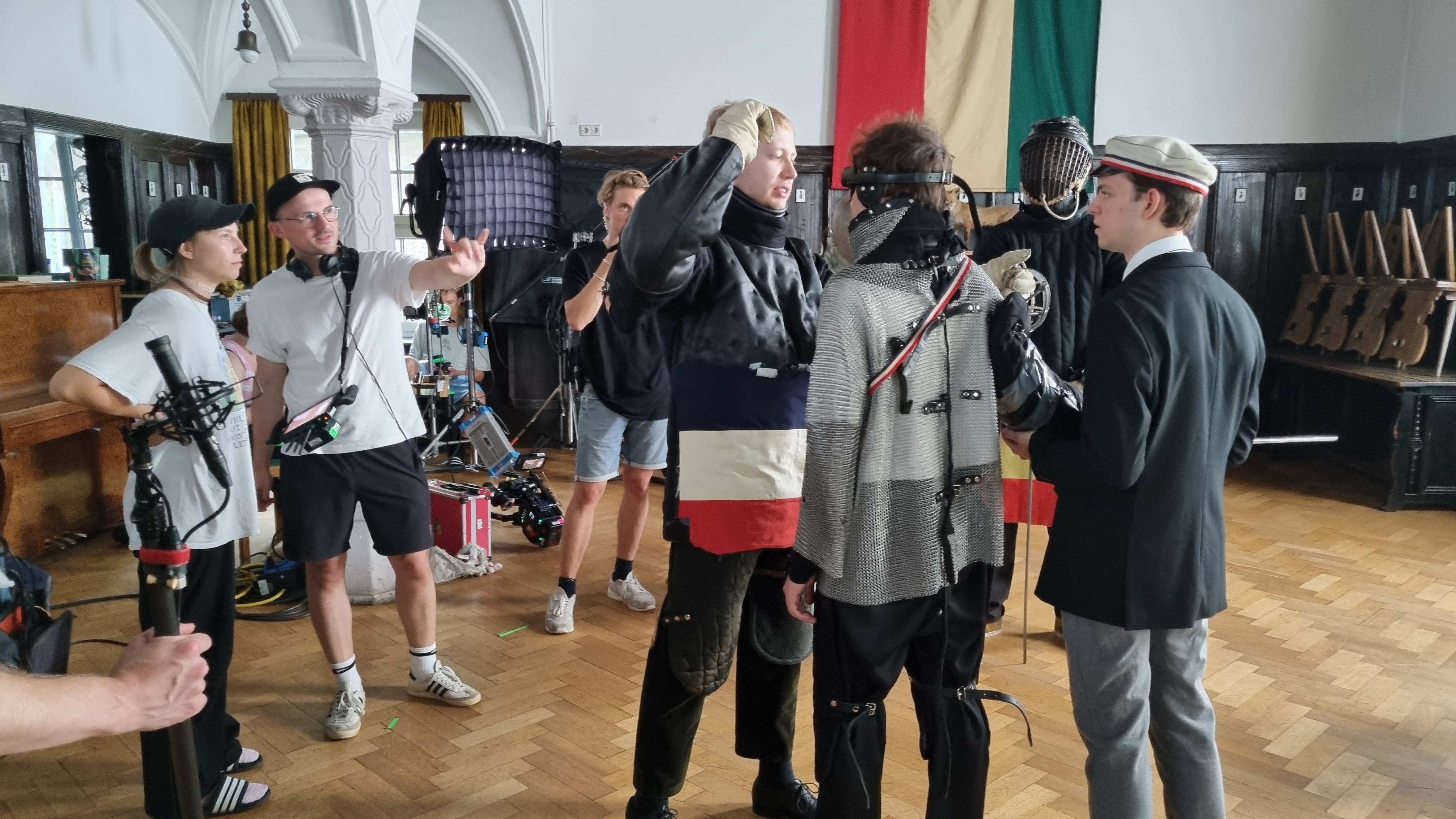 Dreharbeiten für 'A question of honor'